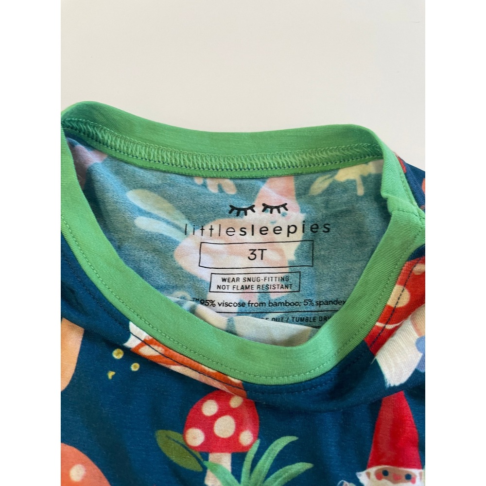 NWOT Little Sleepies Gnomes PJs 3T - Picture 4 of 4